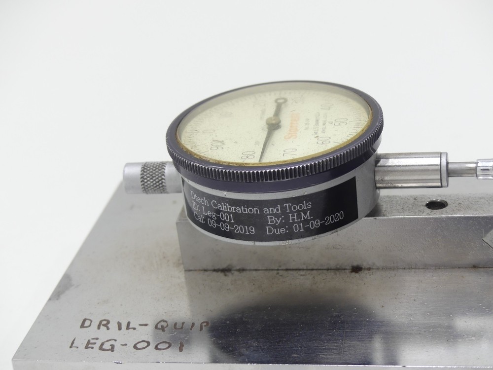 Mounted Starrett No. 25-241 .001" .250" Range Dial Indicator