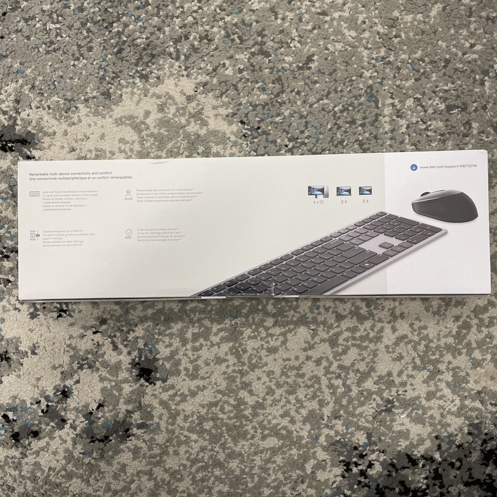 Dell Pro Plus KM7321W Multi-Device Wireless Keyboard and Mouse