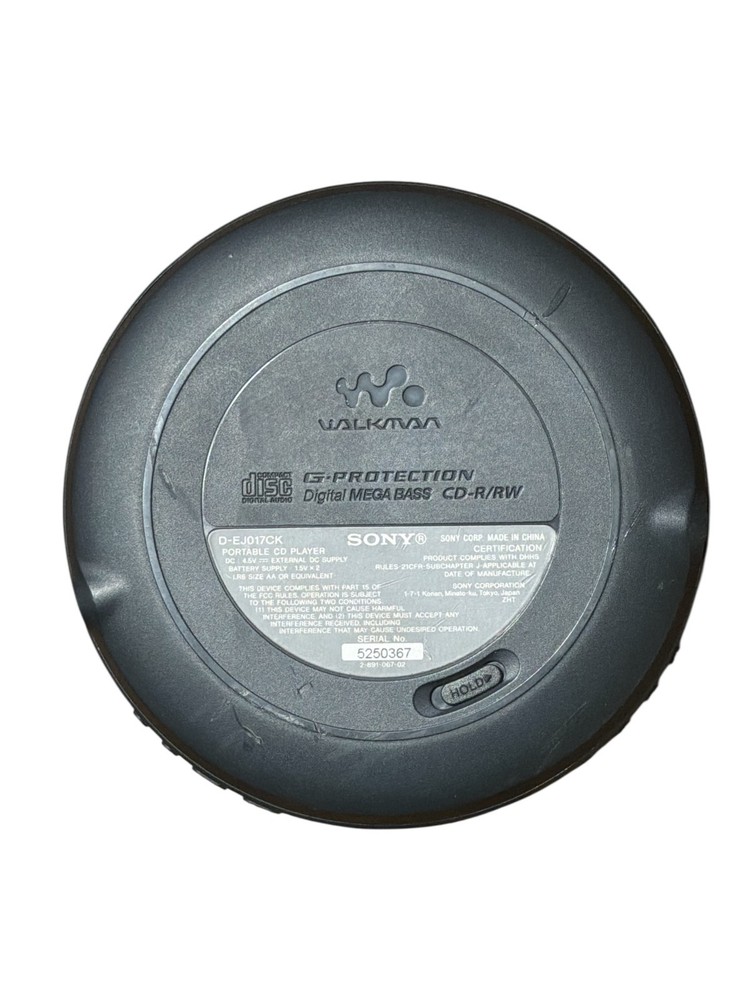 Sony walkman portable CD player D-EJ017CK READ