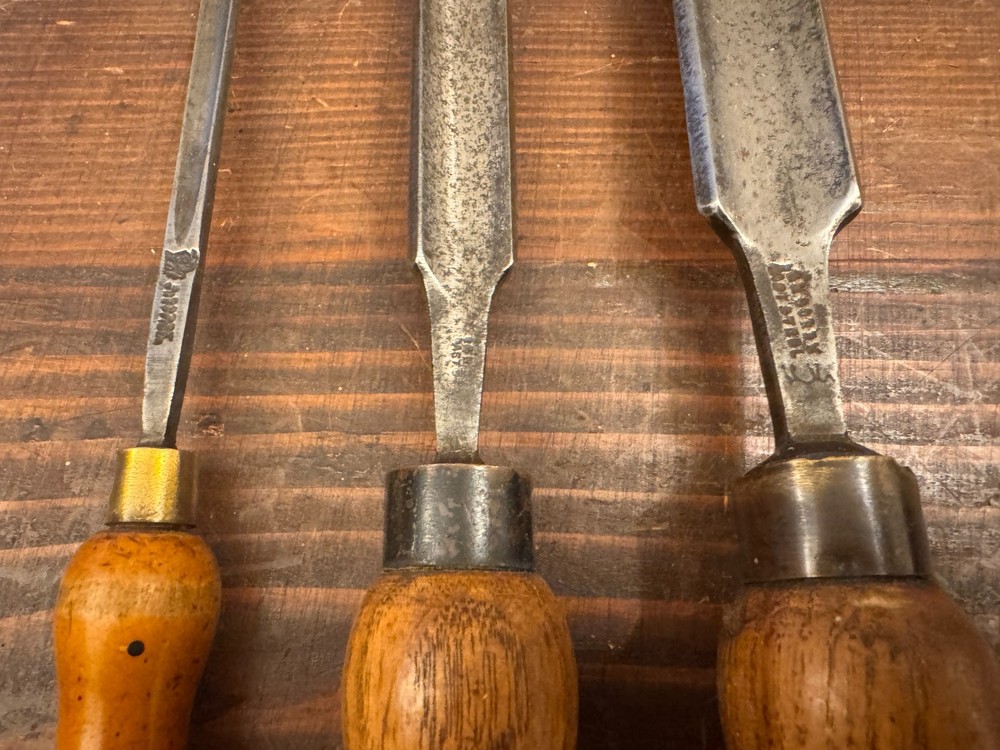 Sorby Sheffield Paring Gouges Chisels British Woodwork Tools