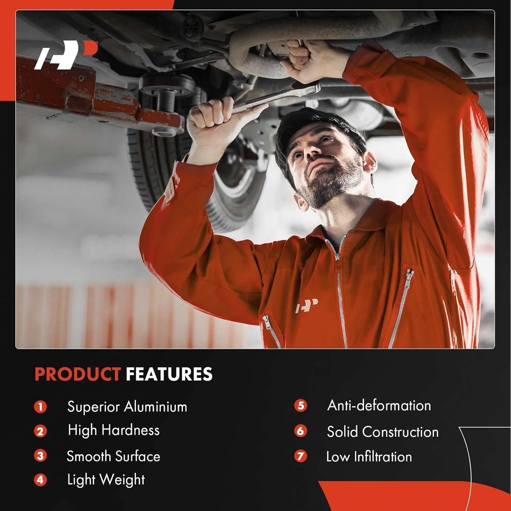 Lower Engine Oil Pan Sump with Drain Plug Compatible with...