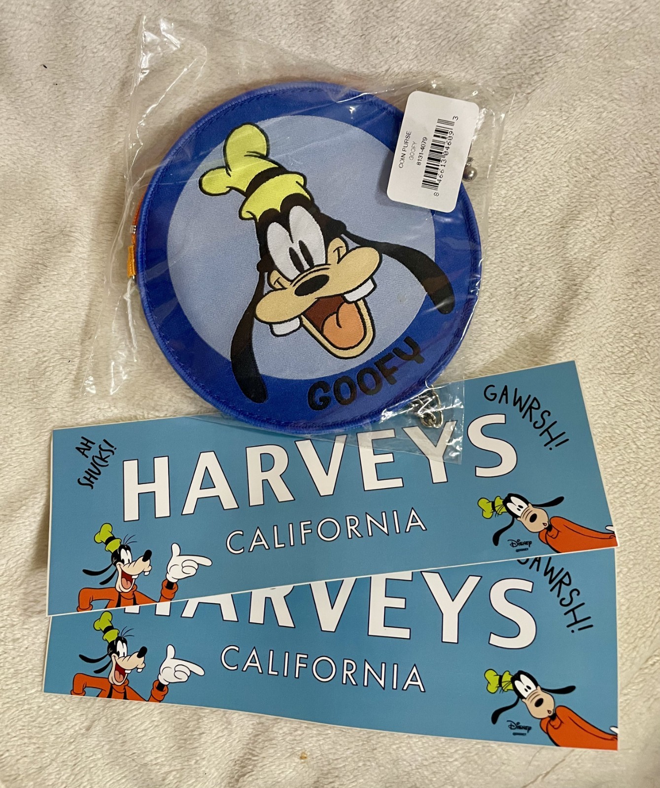 Harveys Disney Goofy - Streamline Baguette, Dust Bag, Shopper Tote & Coin Purse