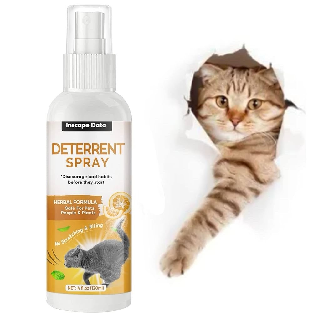 Inscape Data Pet Training Deterrent Spray Cats Scratching Marking Behavior 4 oz