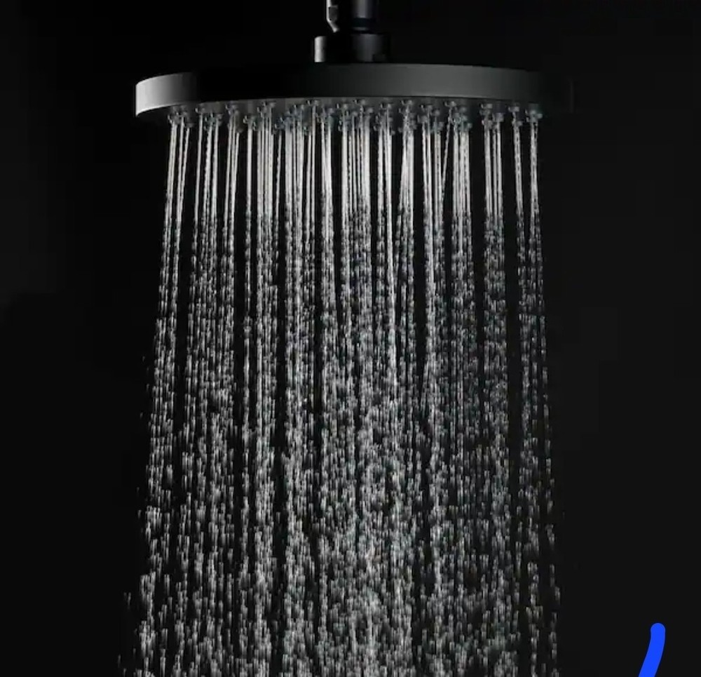 Glacier Bay 1-Spray Pattern 8 in. Single Ceiling Mount Fixed Rain Shower Head