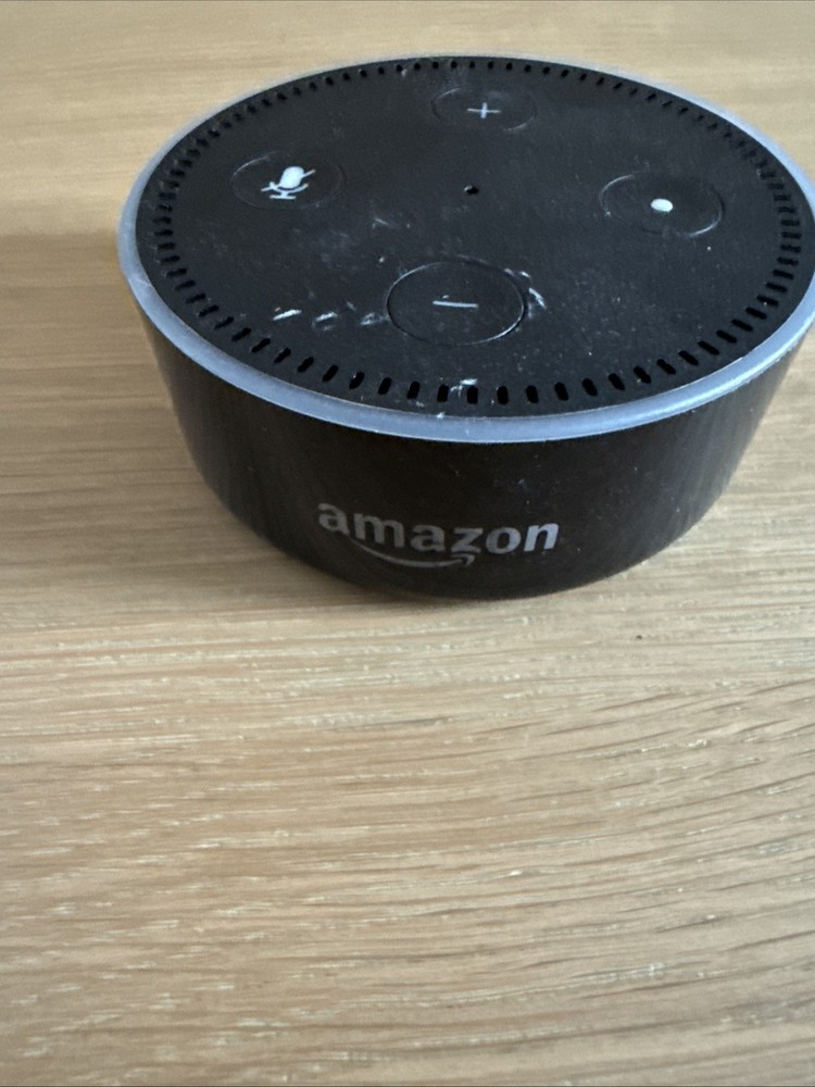 Amazon Echo Dot 2nd Generation Smart Speaker - Black (RS03QR) Untested