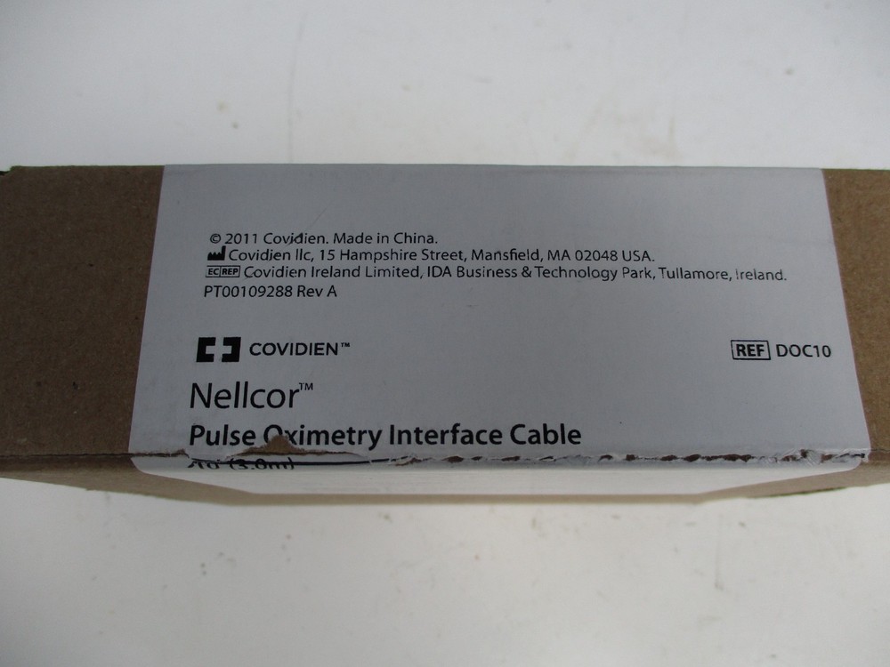 OEM Genuine Nellcor DOC-10 Oximetry Interface Cable 9 PIN, 10ft