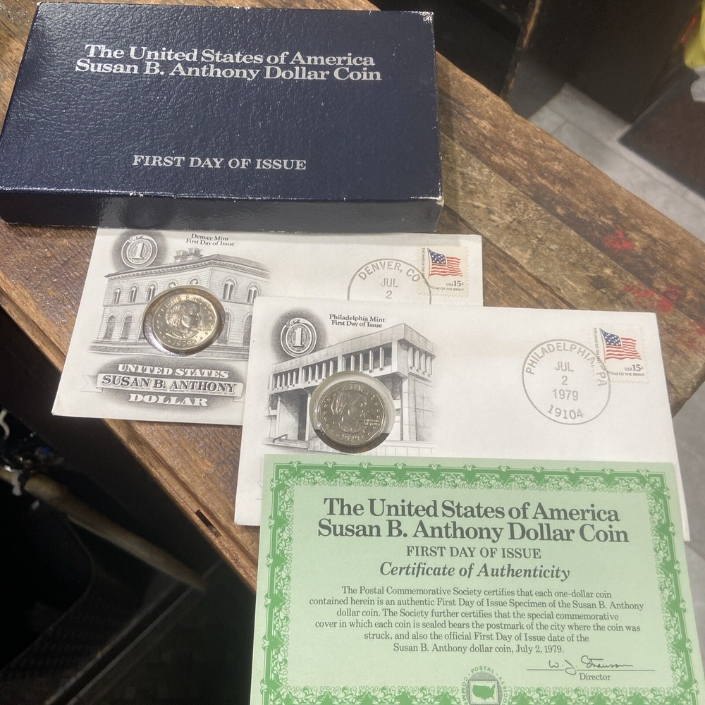 1979-P SBA$1 Susan B. Anthony Dollar First Day Issue