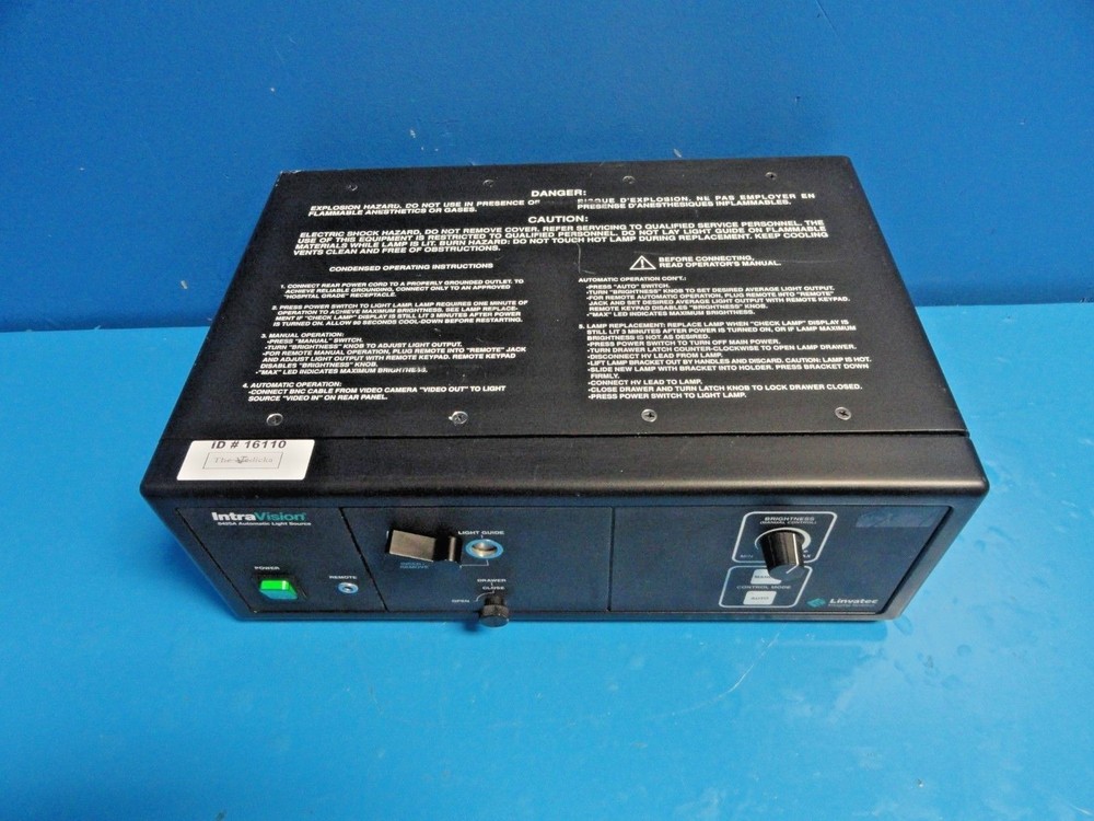 Conmed Linvatec Intravision 8425A Automatic Light Source ~16110
