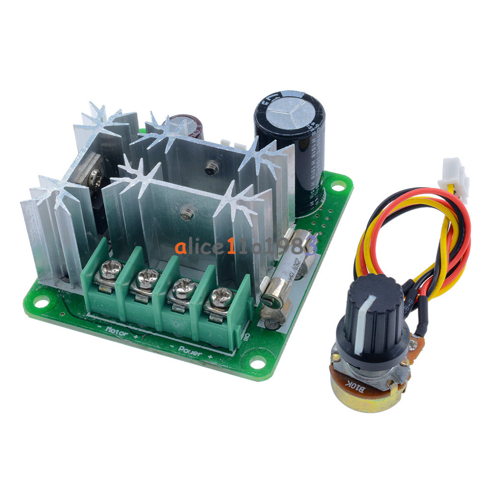 6-90V 15A DC Motor Speed Controller Pulse Width PWM Speed Regulator Switch