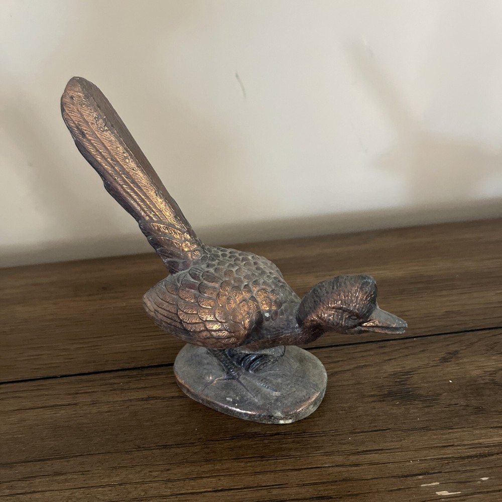 Copper Roadrunner Figure