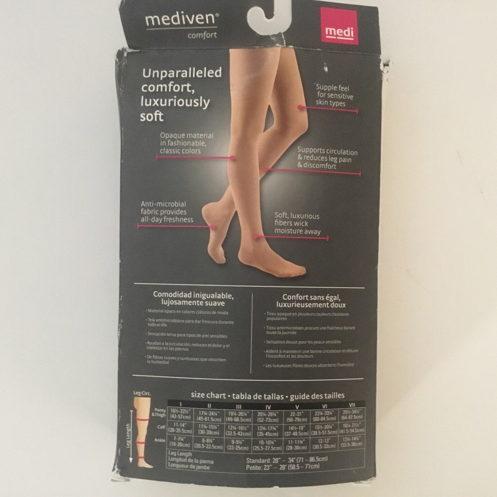 Medivan compression stockings New ebony size VI free ship