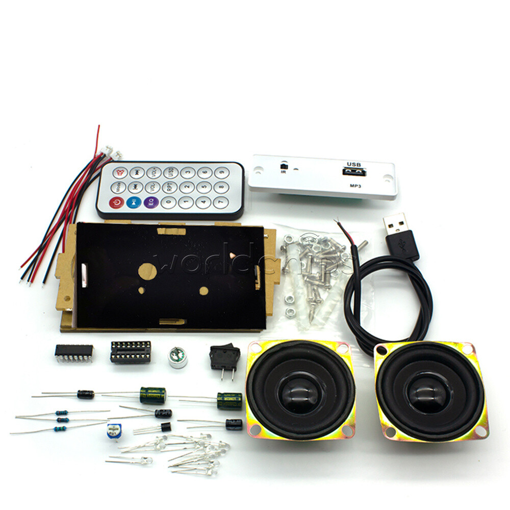 DIY Bluetooth Speaker Kits Assembly Component For Electronics Project Practice