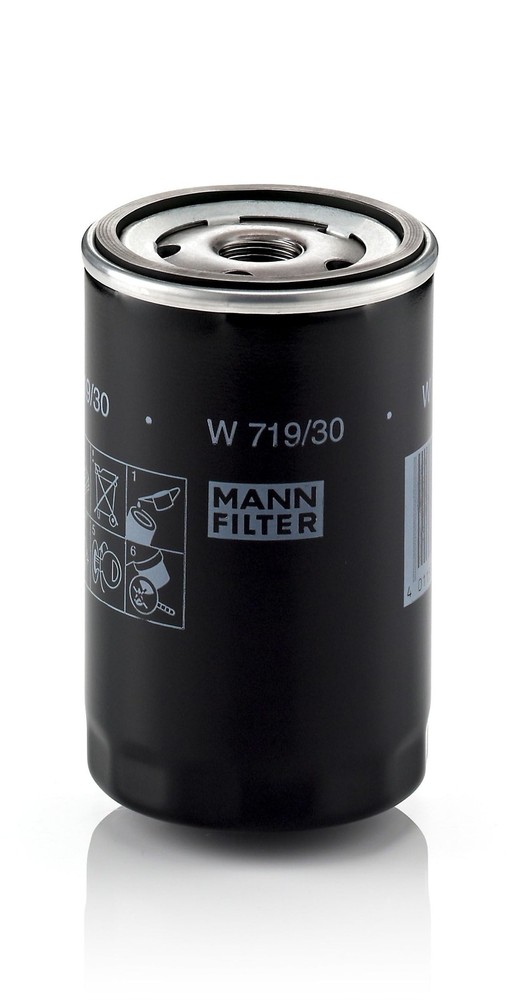 Mann Filter W 719/30 Spin-On Oil Replacement Compatible With VW...
