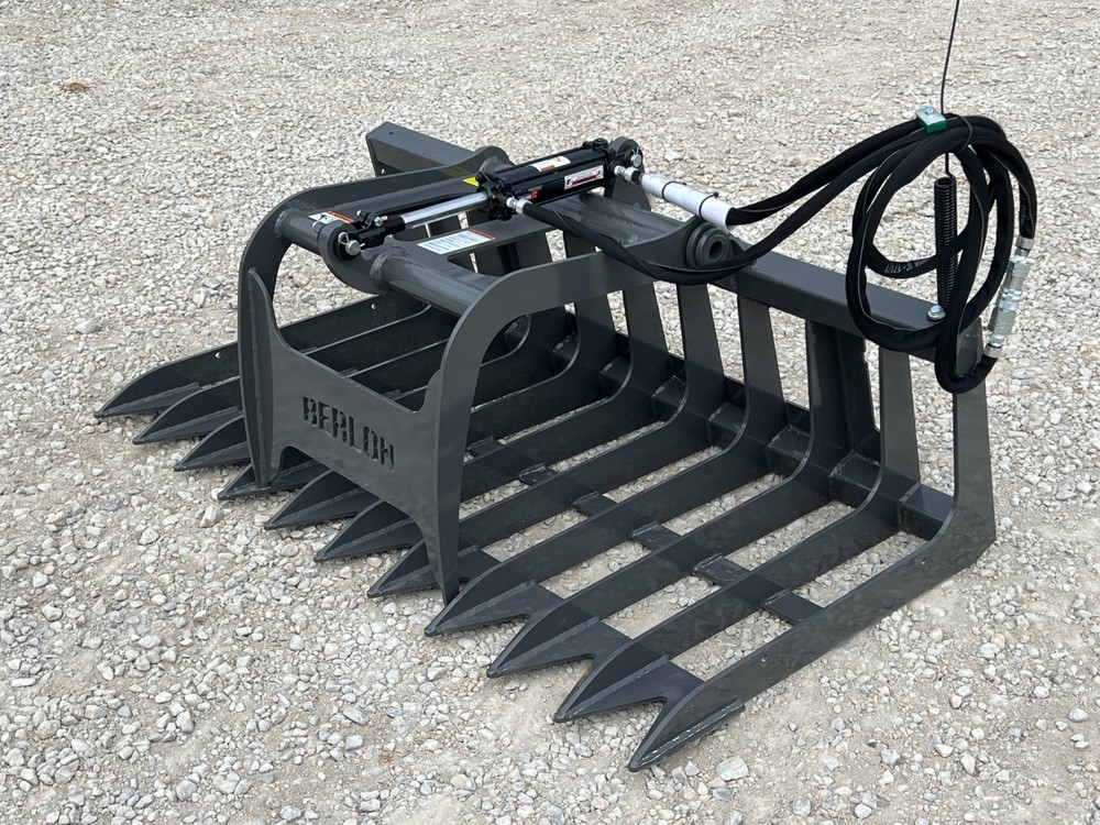 Berlon 66" Compact Tractor Root Brush Grapple Attachment Fits John Deere Loader