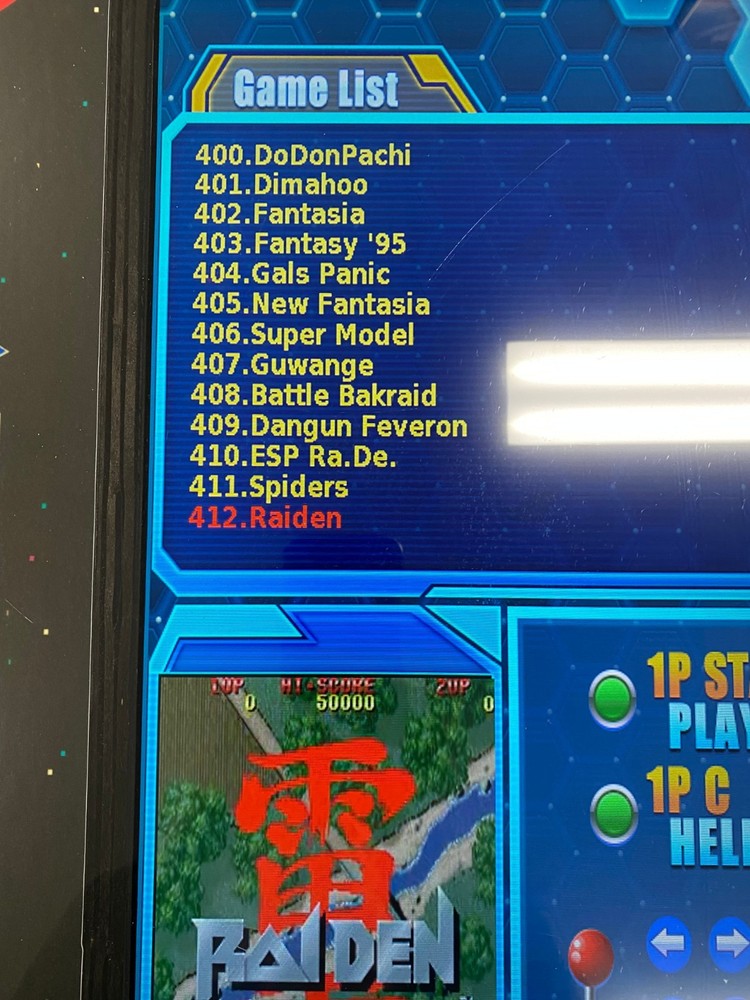 Mrs Pac Man with 412 Games