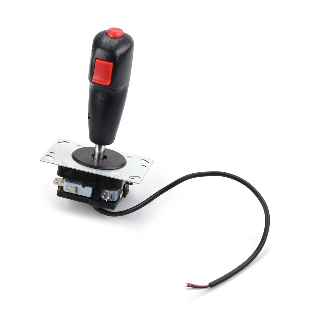 Arcade Game Cabinet Flight Joystick Trigger w/ 4 2-Pin Microswitch NO Vibration