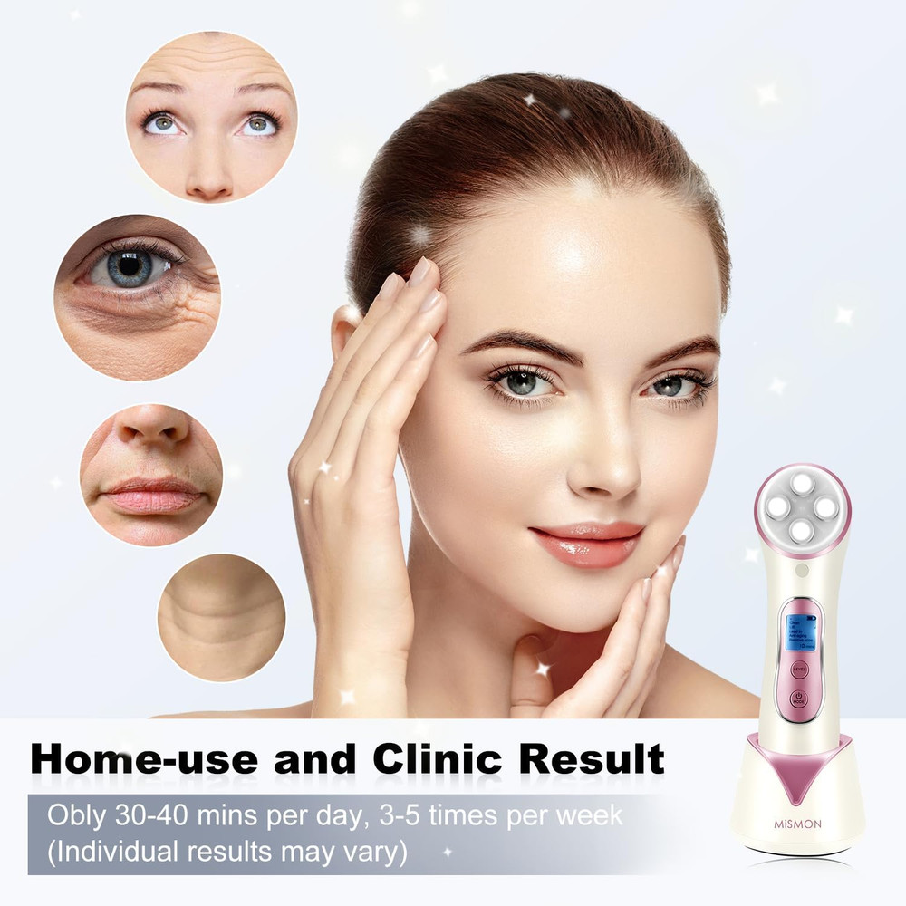 High Frequency Facial Machine Light Theraphy Micro-Current Device, 5 in 1 Multif