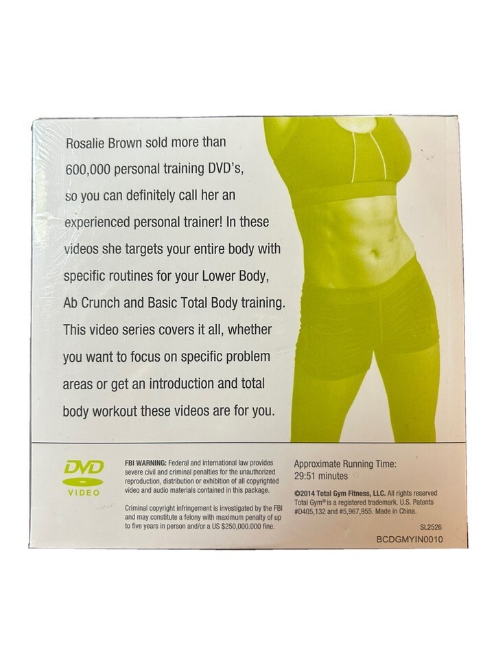 Total Gym Workout DVD Set