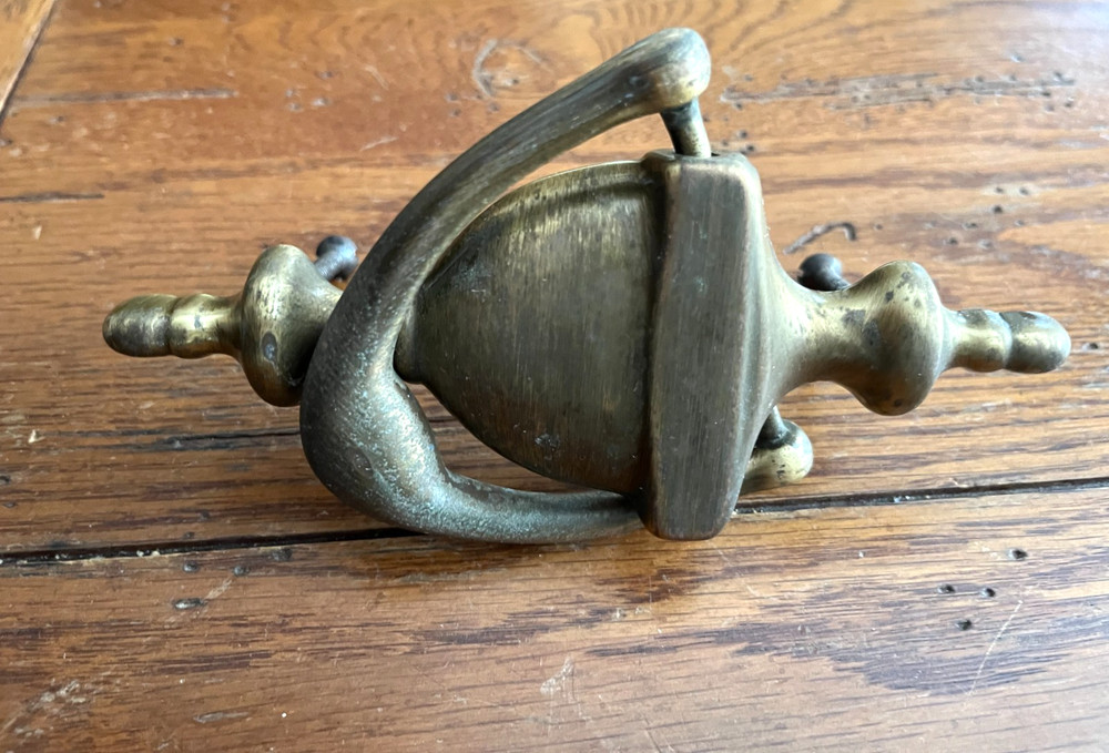 Vintage Solid Brass Door Knocker-Classic Style 6" long 3" wide