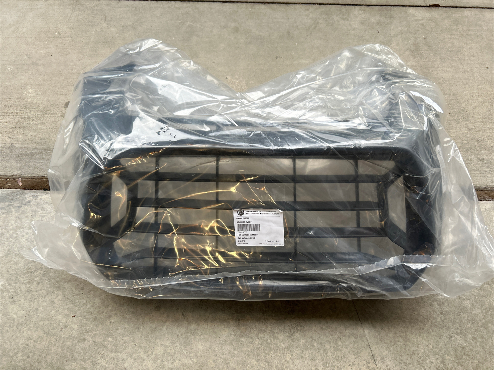 Can-Am 2019-2022 Ryker OEM Black Front Fascia Assembly Part# 705010722