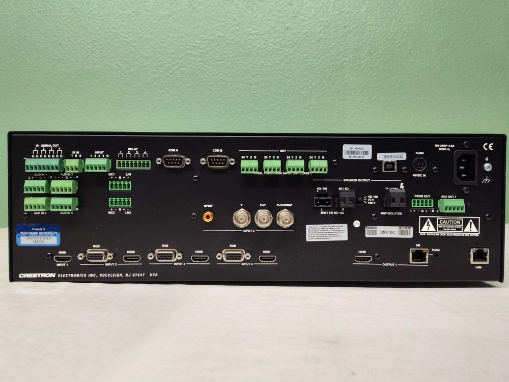 Crestron DMPS3-100-C DigitalMedia Presentation System