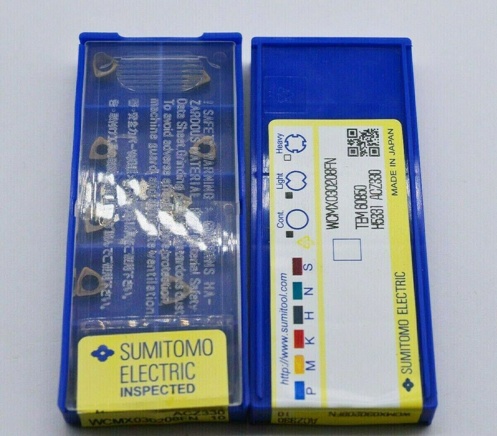 30PCS WCMX030208FN 330 drill insert U drill inserts carbide inserts for drill