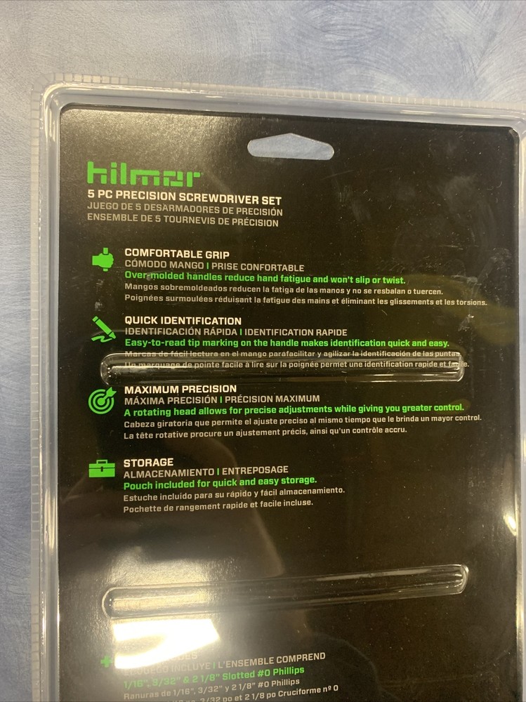 HILMOR PRECISION SCREWDIRVER SET 1891089