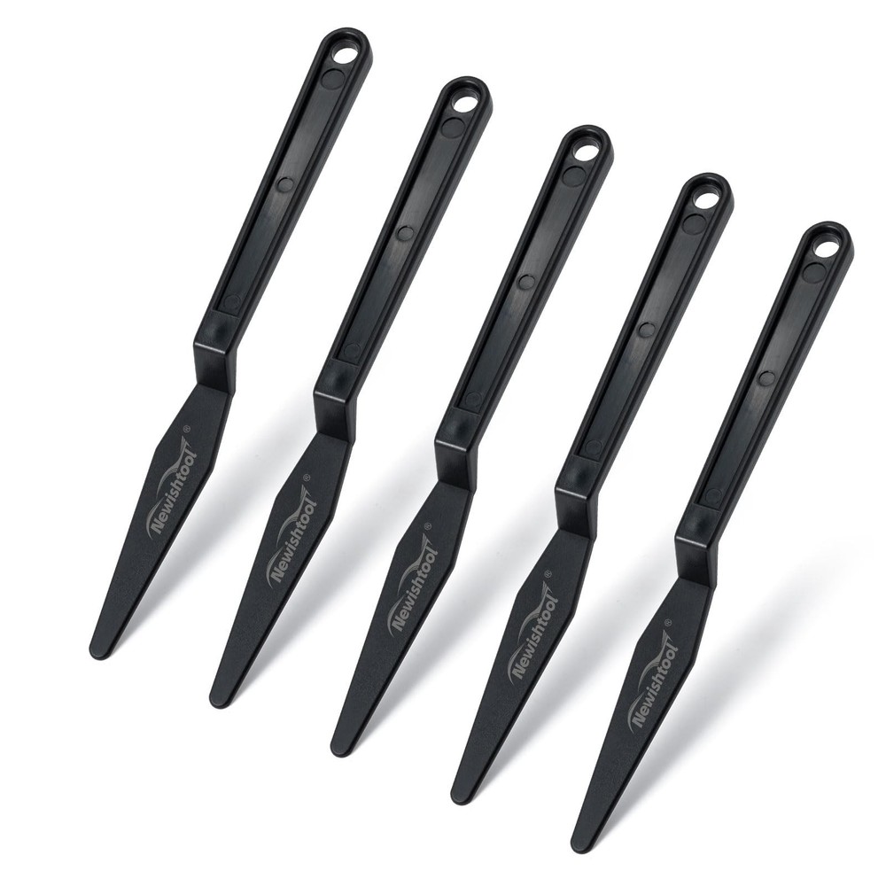 NEWISHTOOL Window Tint Tool, 5 PCS Black Corner Squeegee with Small,