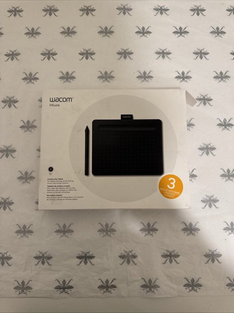 Wacom Intuos Small Wireless Drawing Tablet for Mac PC Android Creative Pen Pad