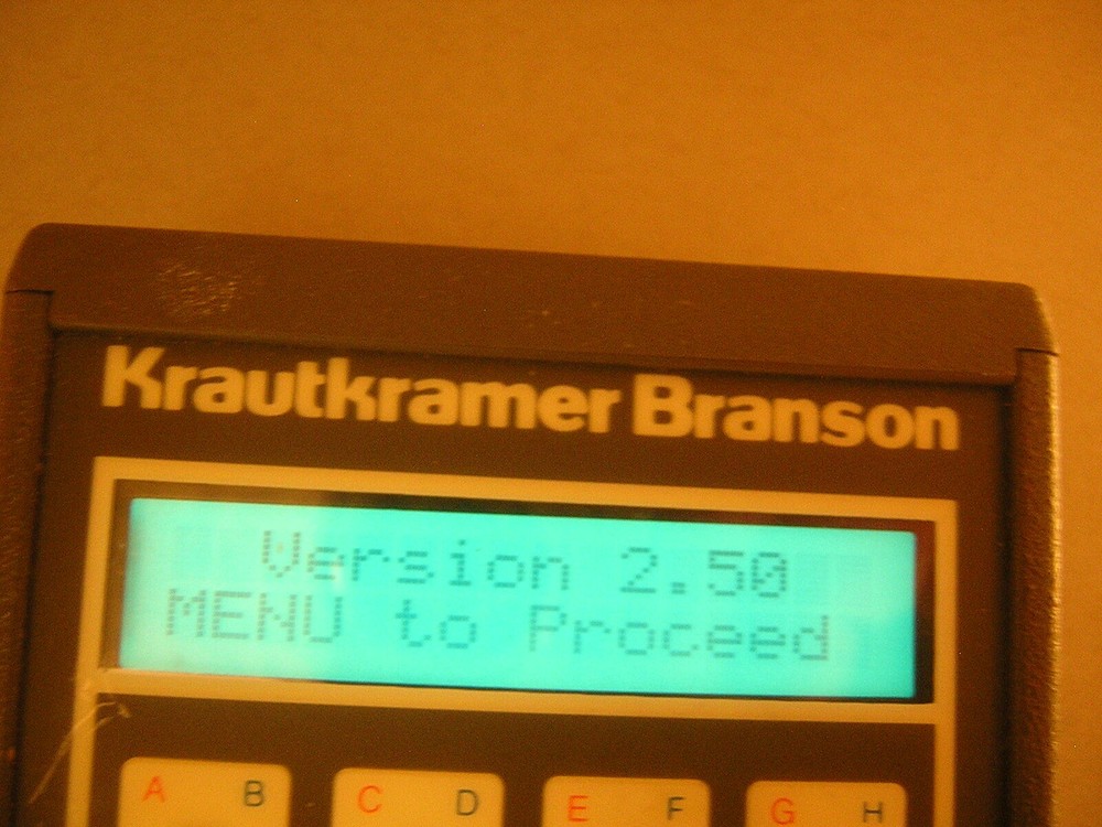 KRAUTKRAMER BRANSON DR1 DATA RECORDER, INPUT CABLE, MANUAL