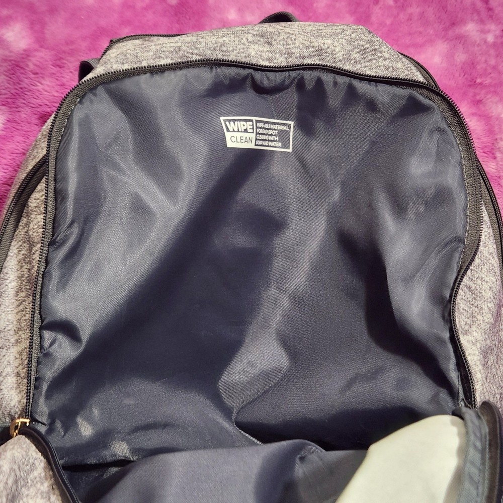 Adidas Loadspring Backpack Gray Black 100% Recycled Polyester Laptop Bookbag