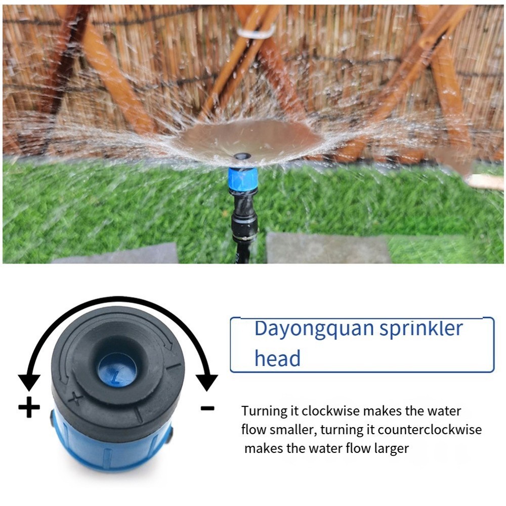 4 Adjustable Sprinkler Nozzles for Efficient Outdoor Irrigation System