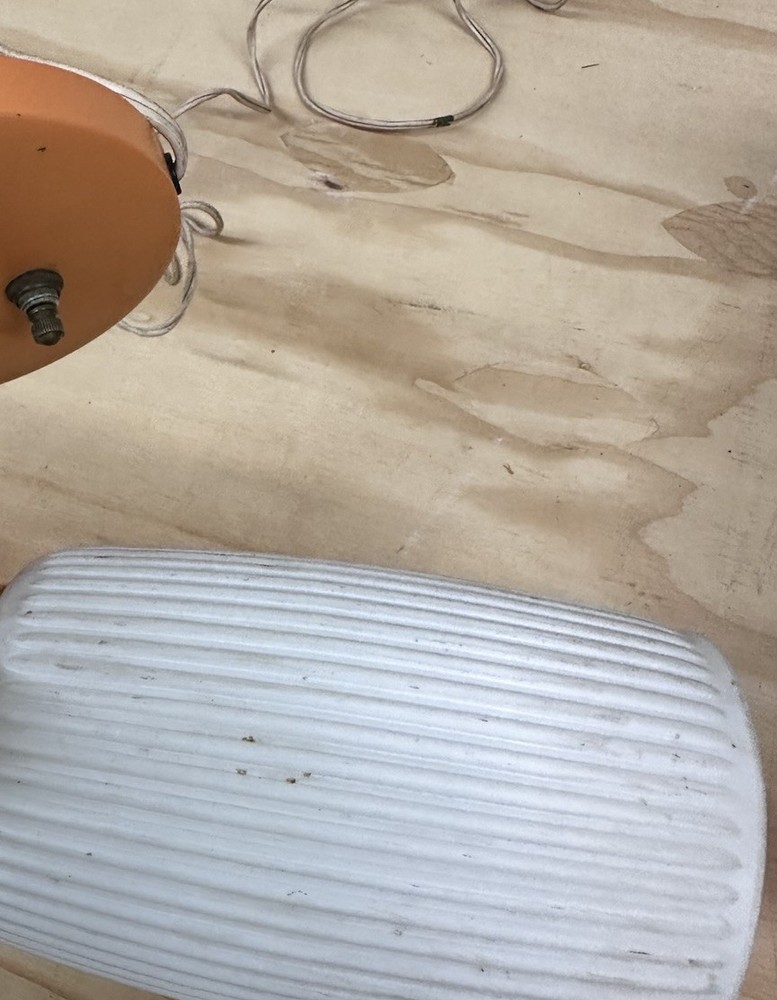 Vintage 70’s Orange Deco Wall Light