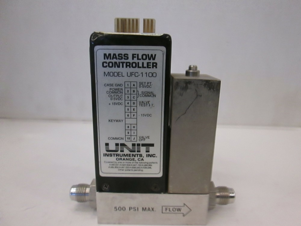 Unit UFC-1100, Mass Flow Controller, 10 SLPM, N2, Used