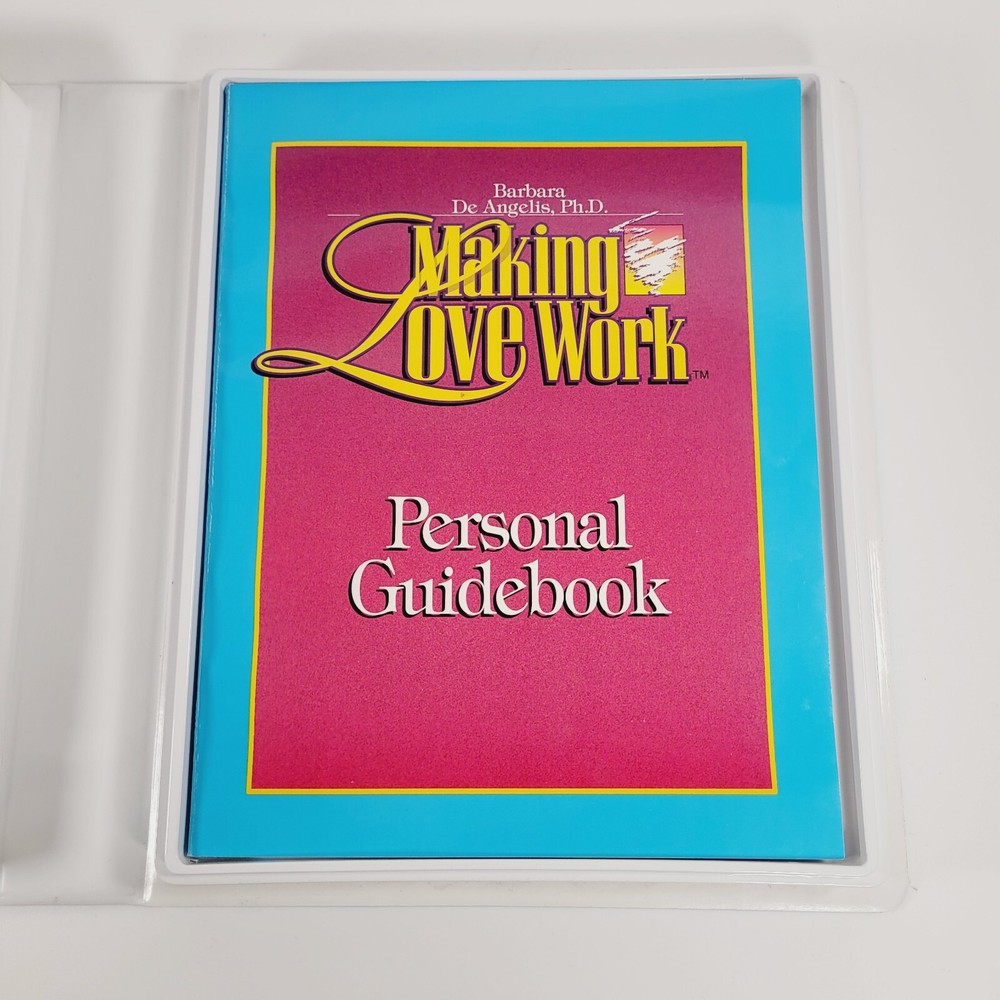 Making Love Work Program Barbara De Angelis 2VHS Tapes, 5 Cassettes, Guide Book