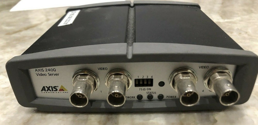 AXIS 240Q 4-CHANNEL VIDEO SERVER CCTV IP NETWORK ENCODER, 0232-001-02