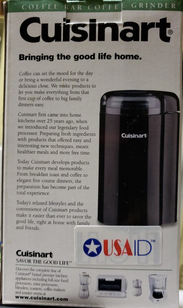 Cuisinart Coffee Bar Coffee Grinder