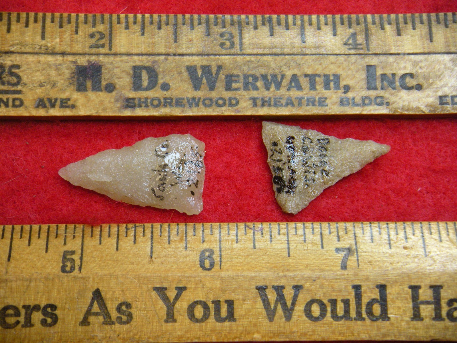 2 HIXTON MADISON POINTS – LATE DAVE STILP COLLECTION - BOUGHT FROM ROCKETFLYER