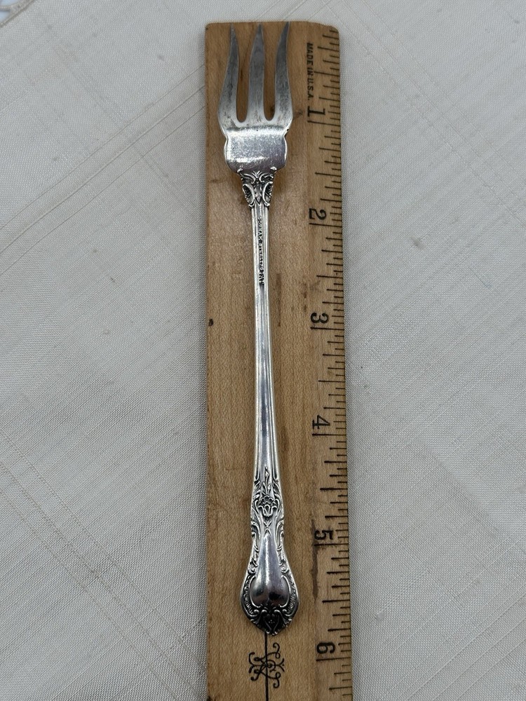 Gorham King Edward Sterling Silver Olive or Pickle Fork 5.75"