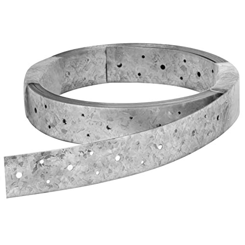 32ft Galvanized Perforated Strap Tie Brace,2" Width Steel Width:2"(50.8 mm)