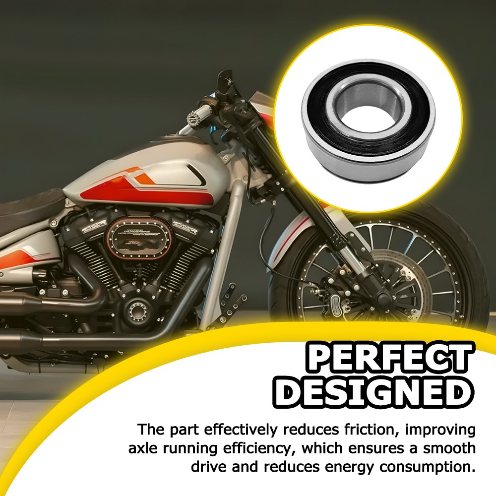 25mm ID Front Wheel Bearing Replace 1Kit For Harley 21" Wheels ABS Compatible US