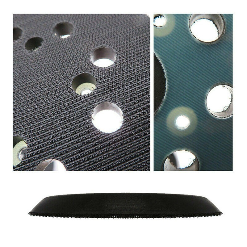 1pc 5"Hook and Loop Sander Pad Replacement 8 Holes Sanding Backing Polishing Pad
