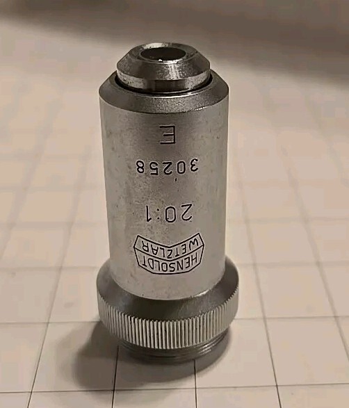 HENSOLDT WETZLAR 20:1 MICROSCOPE LENS