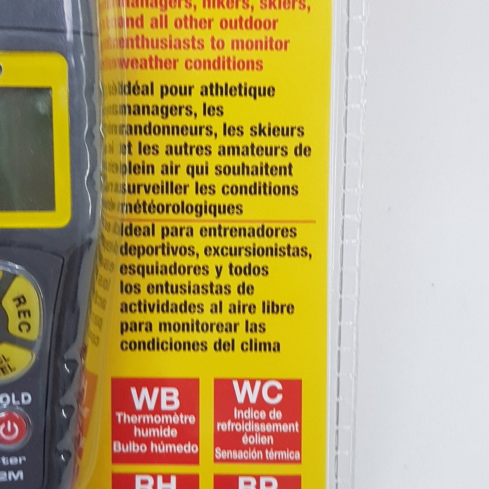 General Tools DAF3012M Environment Anemometer 9-in1 Pressure Speed Wind w/Memory