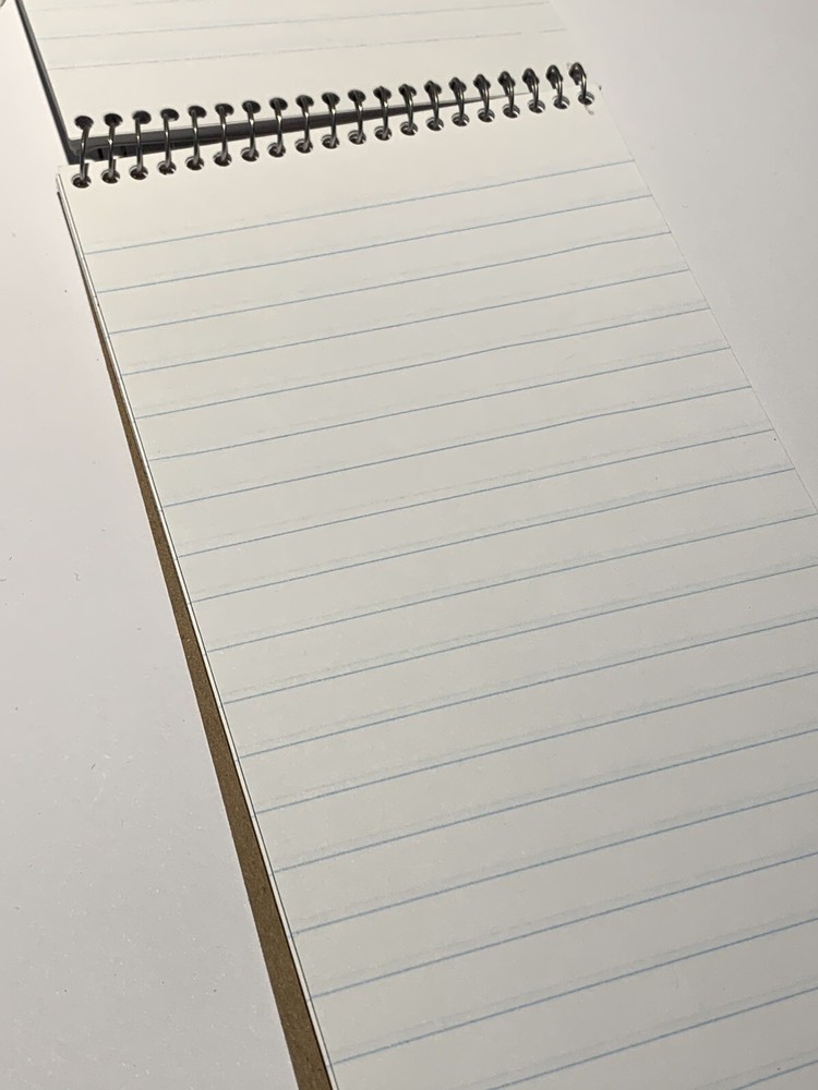 NYU Libraries Notepad Spring Wirebound Notebook