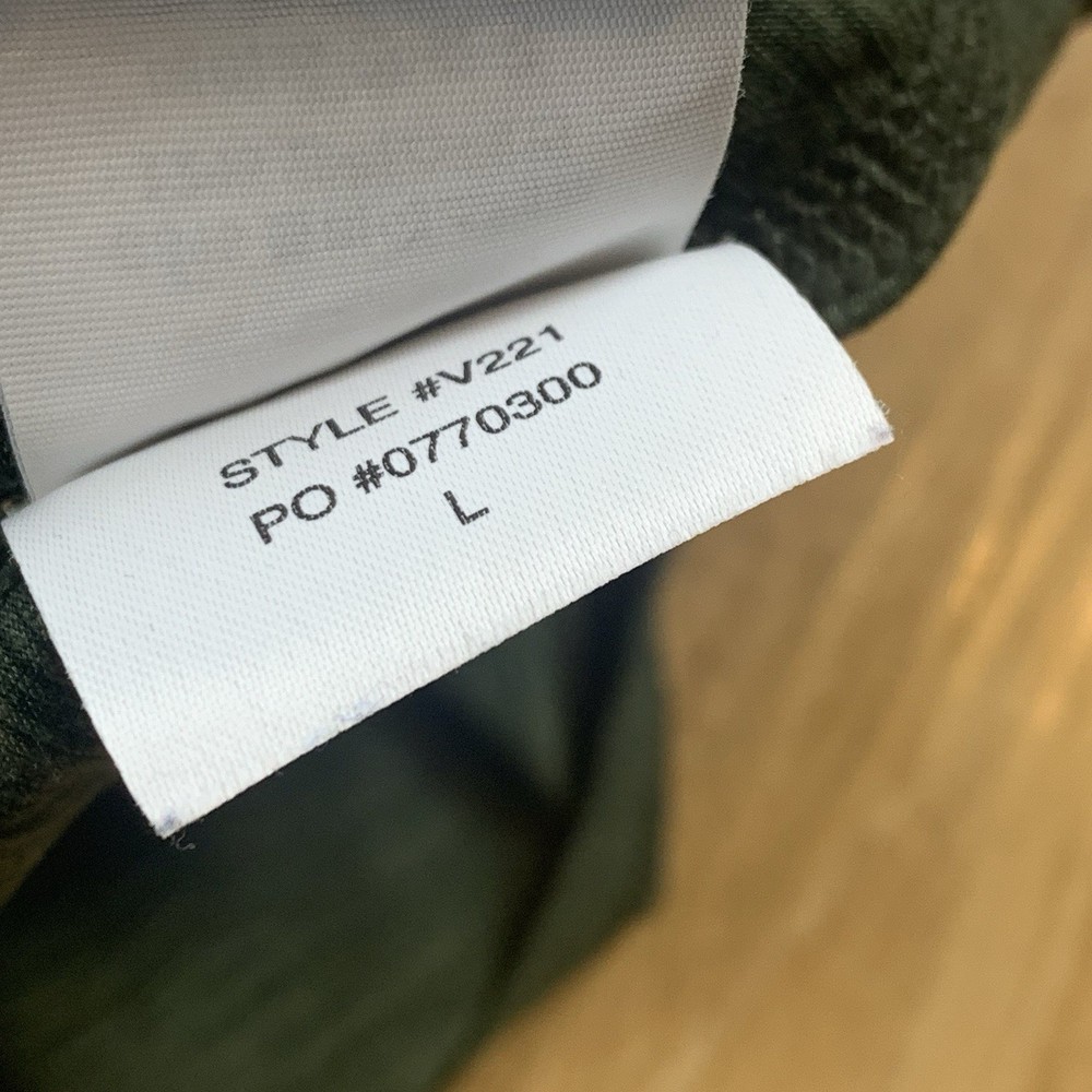 Vuori Pullover Mens L Green Ease Performance Half Zip 2.0 Stretch V221
