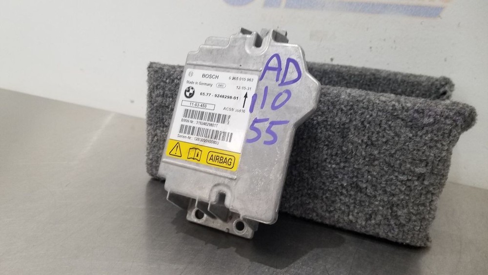 13 BMW M3 E93 CONVERTIBLE SRS CONTROL MODULE 65779248298