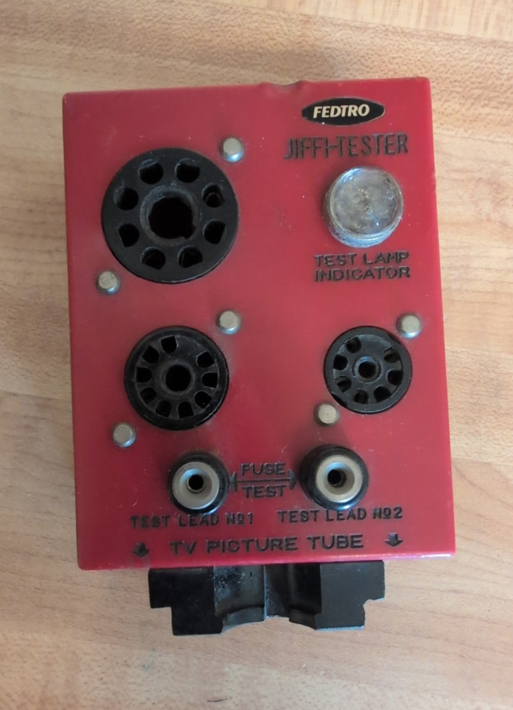 Fedtro Jiffi-Tester Vintage 1960s, untested, includes possible leads