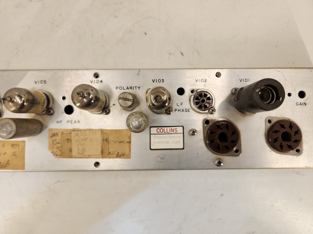 Collins Tube Audio / Radio component Module & Tubes, Likely 1950s/60s Untested