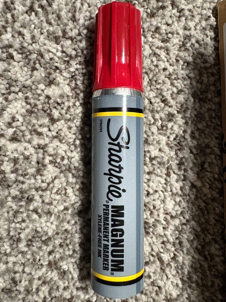 Sharpie MAGNUM MARKERS Sharpie -Chisel Tip -Single Marker RED